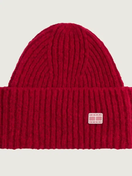 Tommy Jeans Căciulă HERITAGE' roșu