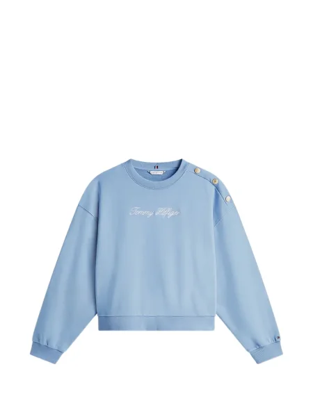 Hanorac Tommy Hilfiger cu broderie albastru