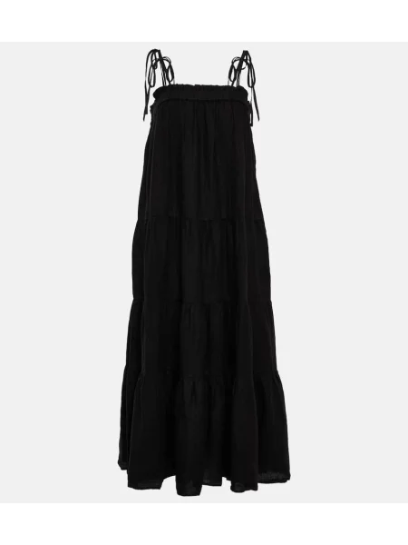 Rochie maxi Velvet de in de costum negru