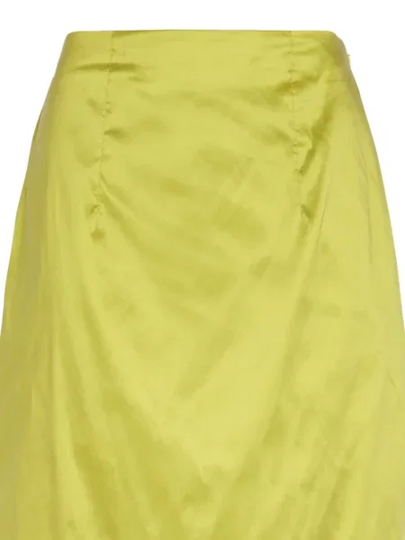 Fustă Simone Rocha din satin verde