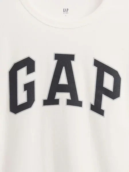 Tricou copii Gap alb