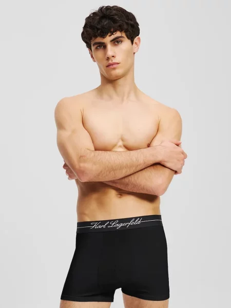 Karl Lagerfeld boxerky s lyocellem zelené