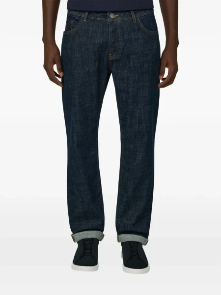 Straight fit džíny Boggi Milano modré