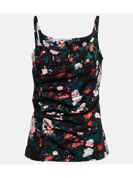 Kvetinový top Paco Rabanne