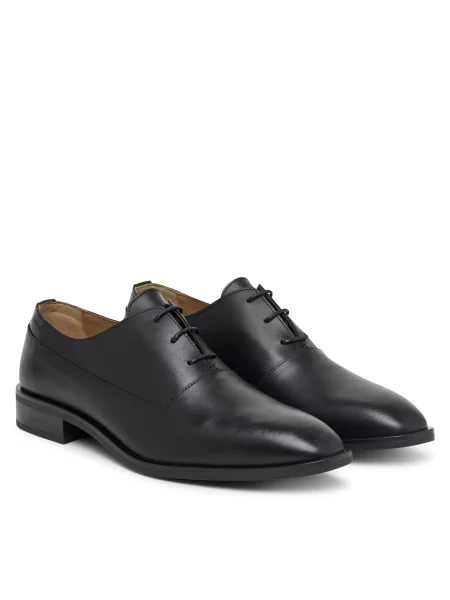 Pantofi Calvin Klein Slim Ess Oxford Lth negru