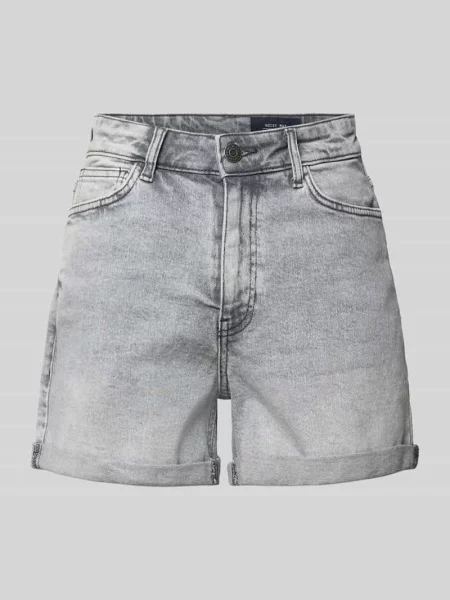 Szorty jeansowe z wysokim stanem z brzegiem model MONI' Noisy May