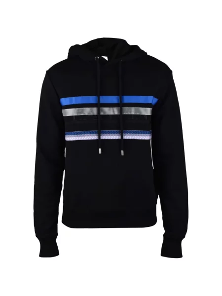 Hanorac cu glugă Lanvin cu broderie negru
