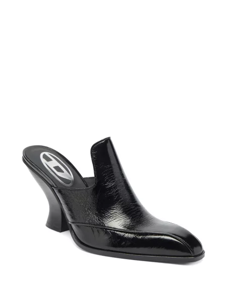 Papuci tip mules Diesel negru