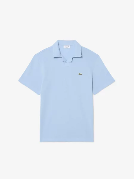 Поло Lacoste голубое
