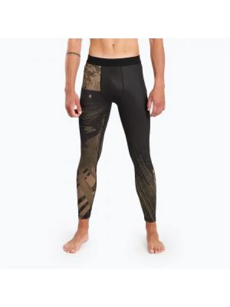 Legginsy treningowe Venum Gorilla Jungle Spats sand/black czarne