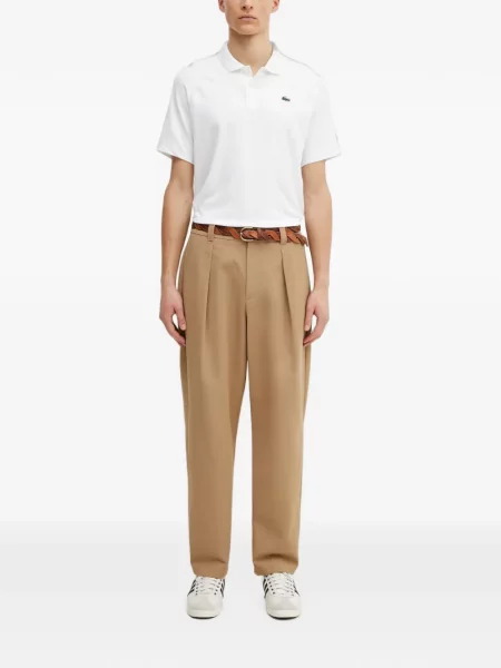Scurt tricou polo Lacoste alb