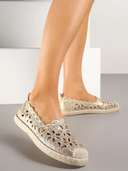 Espadrile Arivosa aurii