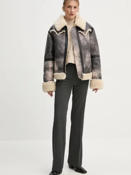 Kurtka Stand Studio Lessie szara