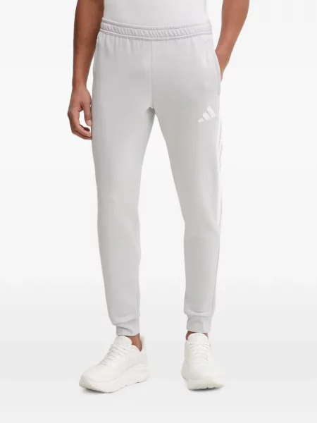 Pantaloni Adidas cu dungi alergare negru
