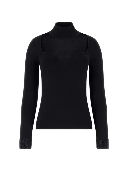 Stras tricou Guess negru