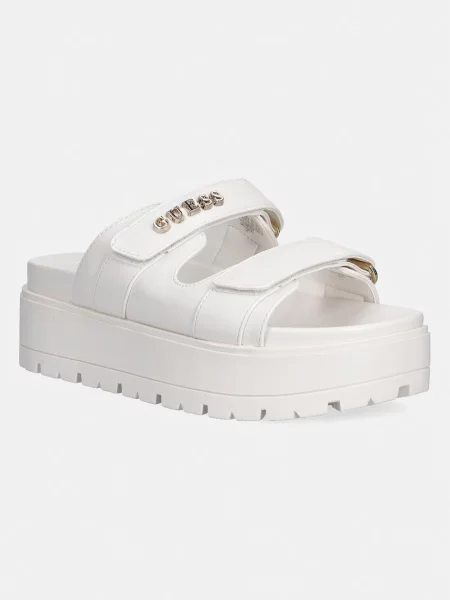 Guess papuci FAXON alb
