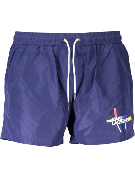 Plavalne hlačke Karl Lagerfeld Beachwear modra
