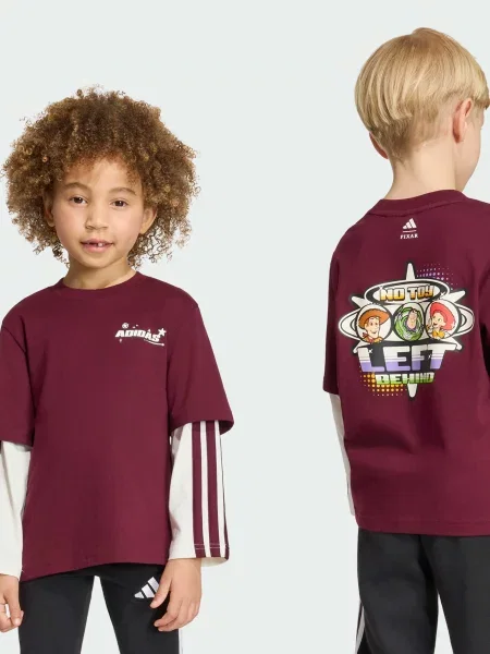 Дитячий Лонгслів adidas фіолетовий