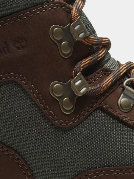 Ботинки Timberland из нубука коричневые
