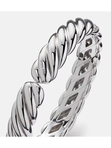 Brăţară David Yurman alb