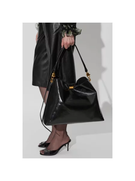 Torebka Dolce And Gabbana skórzana czarna