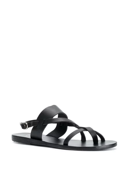 Sandale Ancient Greek Sandals fără toc negru