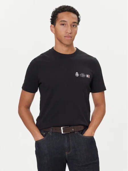 Тениска Tommy Hilfiger черно