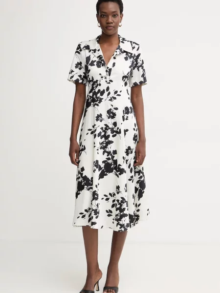 MAX&Co. Rochie tip bluză BALTA negru alb