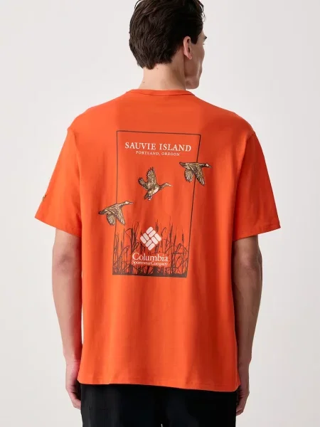 Columbia T-shirt CSC pomarańczowa