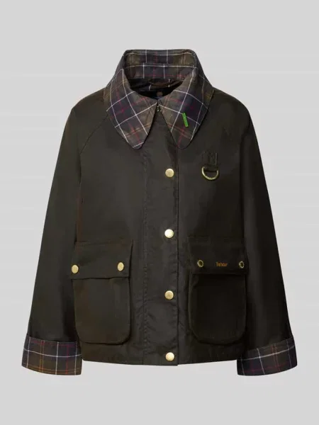 Kurtka funkcyjna w kroju regular fit z czystej woskowanej bawełny Barbour oliwkowa