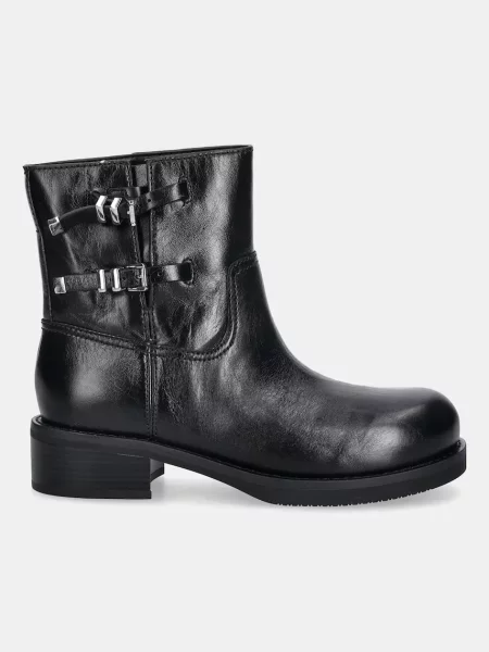Кожаные ботинки Michael Michael Kors черные
