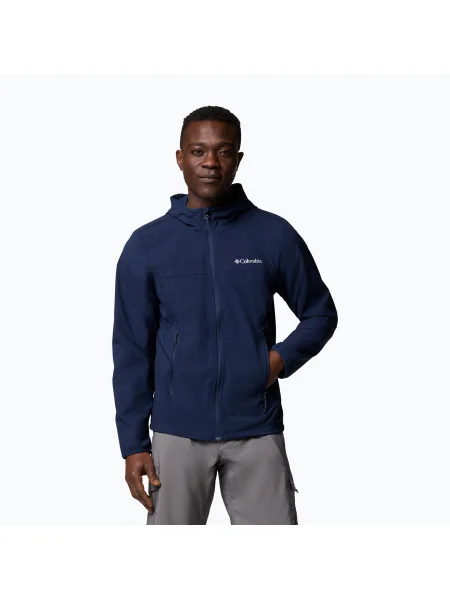 Geacă softshell pentru bărbați Columbia Heather Canyon collegiate navy albastru închis