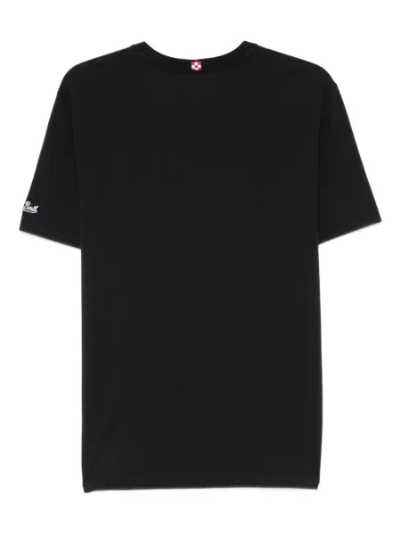 Tricou Mc2 Saint Barth cu broderie albastru