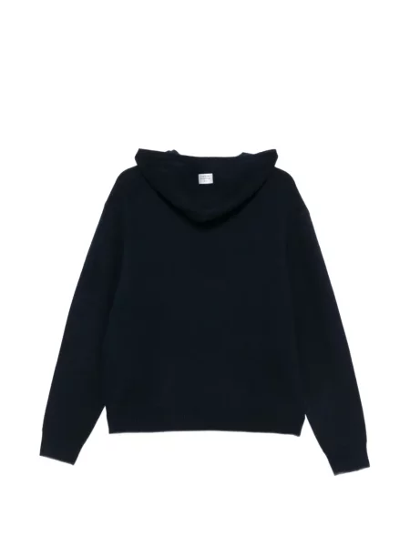 Hanorac cu glugă Acne Studios tricotate albastru