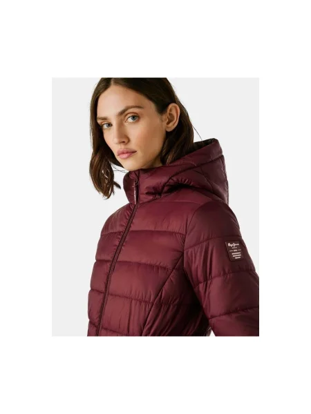 Geacă de blugi Pepe Jeans roșu