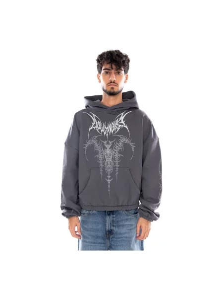 Bluza z kapturem Dolly Noire szara