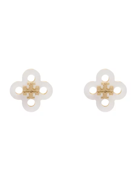 Tory Burch Fülbevaló Clover Stud Earring Arany