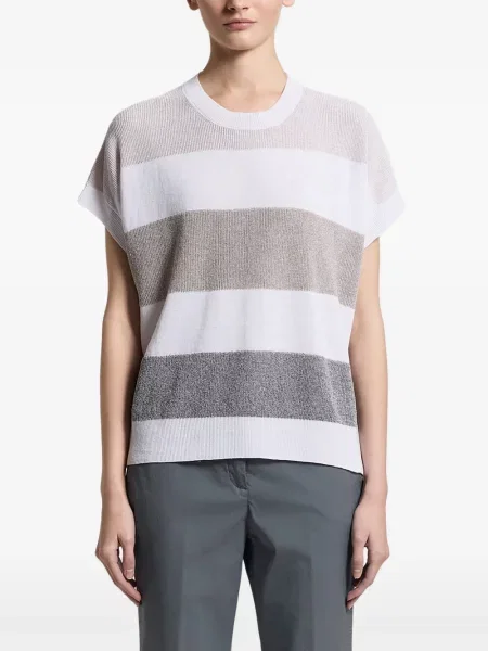 Pulover Peserico cu dungi alb