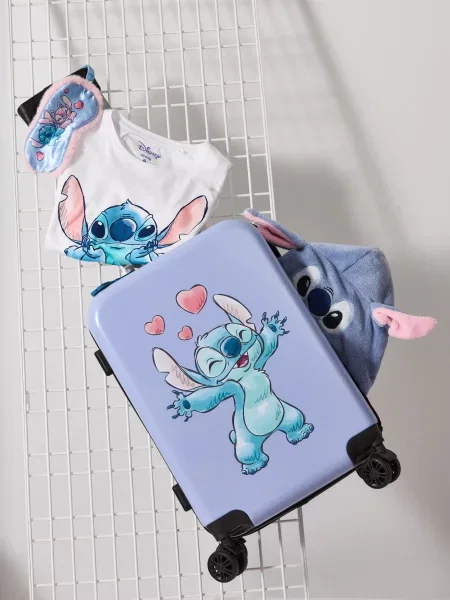 Валіза Stitch блакитний