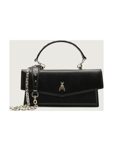Rucsac Patrizia Pepe din piele plic negru
