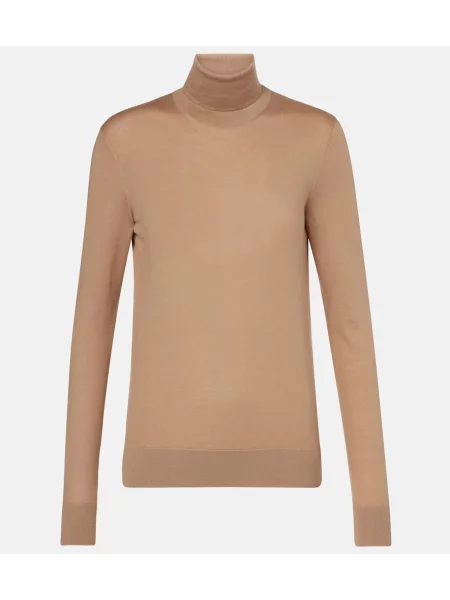 Pulover Ralph Lauren Collection din cașmir bej