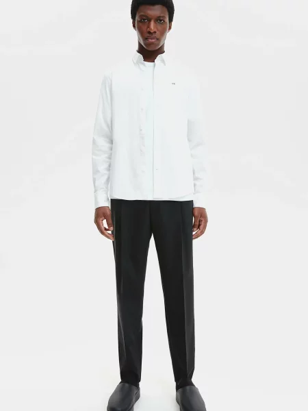 Рубашка Calvin Klein из поплина белая