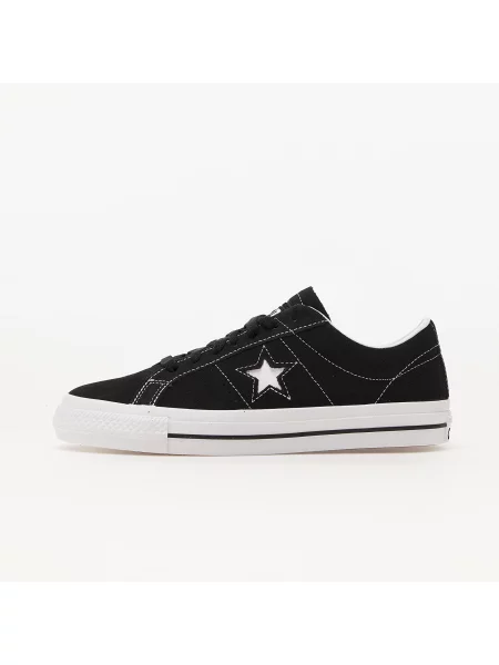 Sneakers Converse Cons One Star Pro Suede Black/ Black/ White EUR 44 λευκό