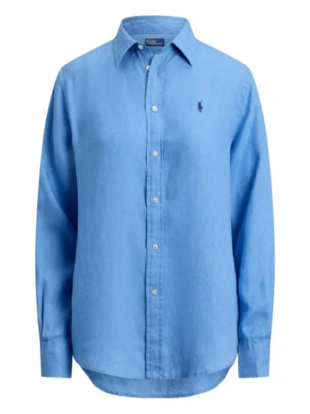 Vunena majica Polo Ralph Lauren s okruglim izrezom iznad koljena narančasta