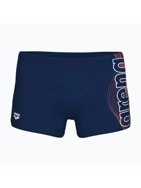 Boxeri de înot pentru bărbați arena Basic Swim Short navy/white alb