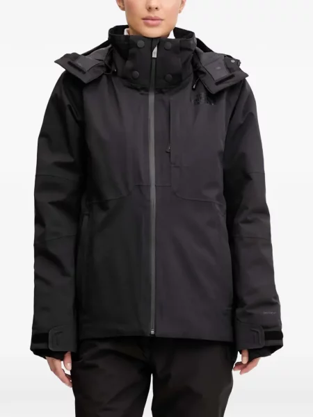 Geacă The North Face cu glugă negru