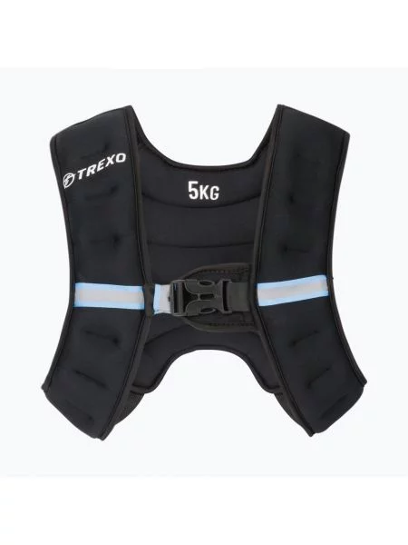 Kamizelka treningowa z obciążeniem TREXO 5 kg czarna