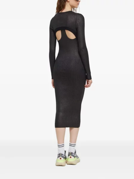 Rochie midi Iceberg până la genunchi de costum negru