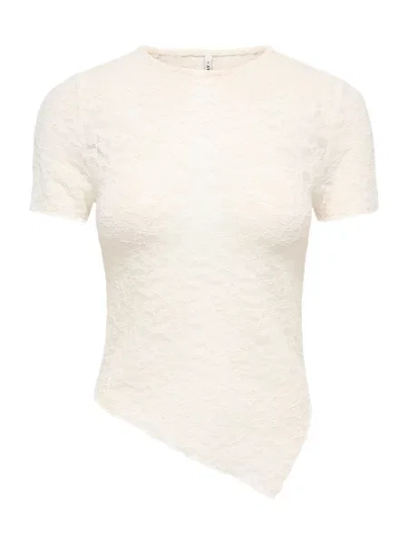 ONLY Tricou ONLLIVA' alb
