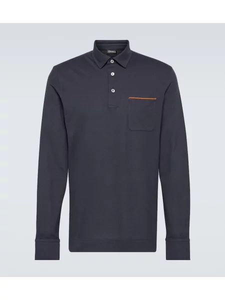 Polo Zegna albastru